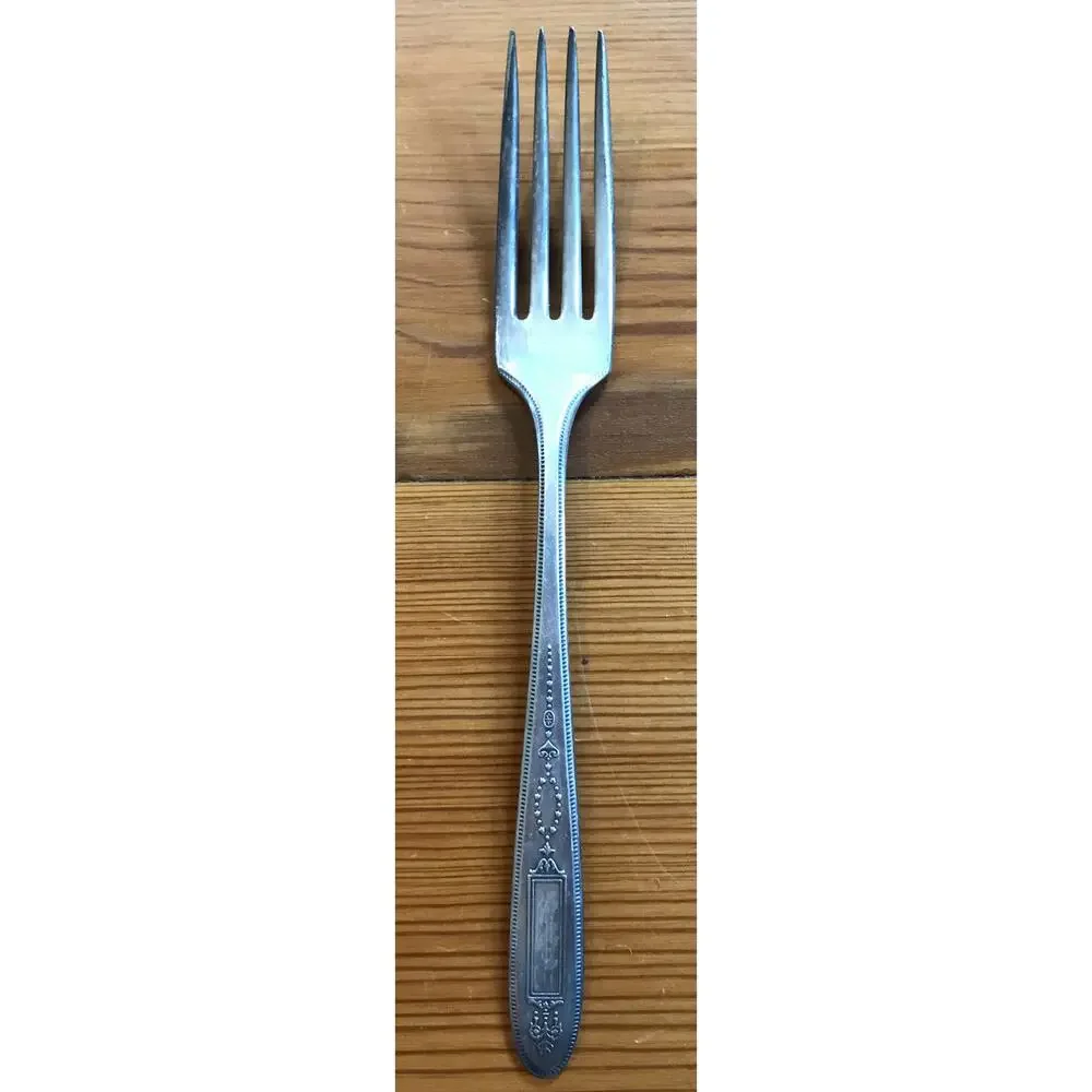 Set Lot 12 Vtg Antique Oneida Silverplate Victorian Community Plate Forks 7.5“